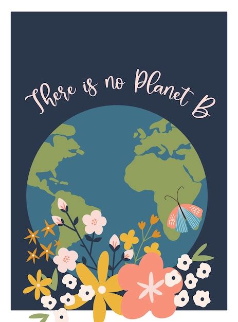 Premium Vector Happy Earth Day Save The Planet Vector Eco Illustration For Social Poster