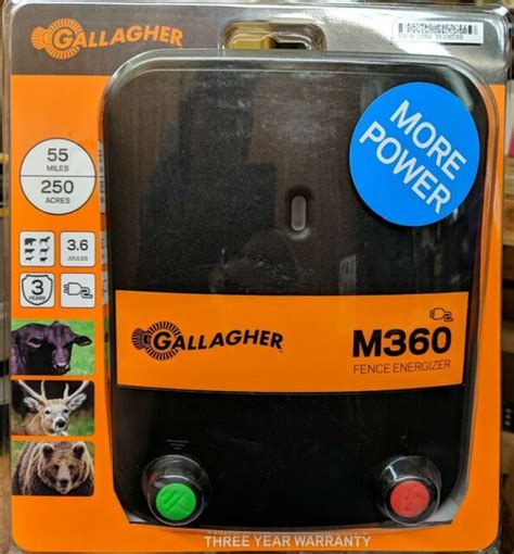 Gallagher M360 Electric Fence Energizer For Sale Online Ebay