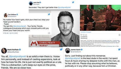 Breaking The Marvel Cast Have Come To The Defence Of Chris Pratt After