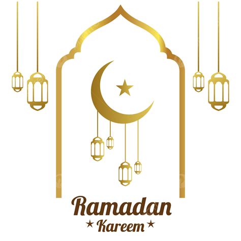 Ramadan Moon Star Vector Png Images Stars With Moon For Ramadan Symbol