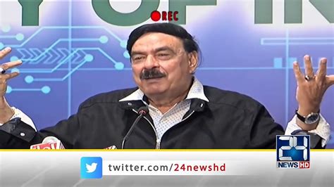 Interior Minister Sheikh Rasheed Press Conference 27 02 2022 Video