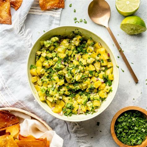 The Best Fresh Pineapple Salsa Recipe Fed And Fit