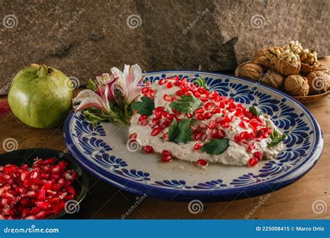 Chiles En Nogada, a 100 Mexican Recipe Stock Image - Image of decor ...