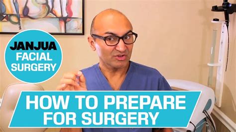 How To Prepare For Surgery Dr Tanveer Janjua New Jersey Youtube