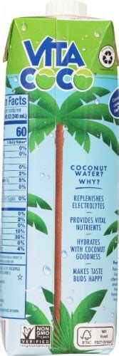 Vita Coco® Coconut Pineapple Flavored Bottled Water 1 Liter Fred Meyer