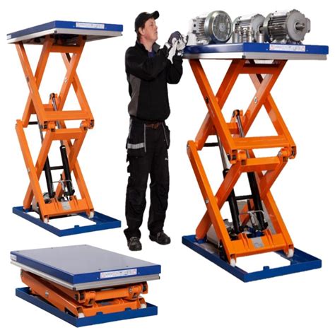 Edmolift C Series Vertical Double Scissor Lift Table Cld