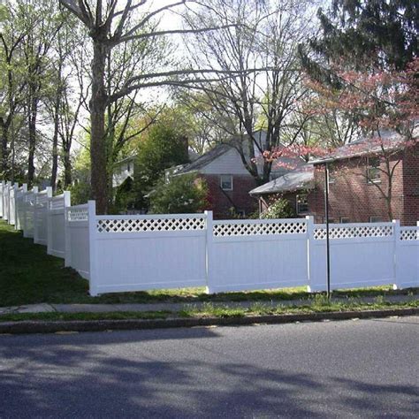 Weatherables Ashton 5 Ft H X 8 Ft W White Vinyl Privacy Fence Panel