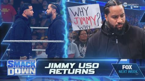 Jimmy Uso Returns More Set For 8 25 Wwe Smackdown