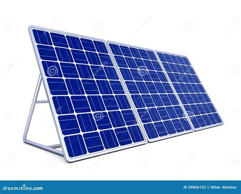 Sonnenkollektor D Stock Abbildung Illustration Von Batterie