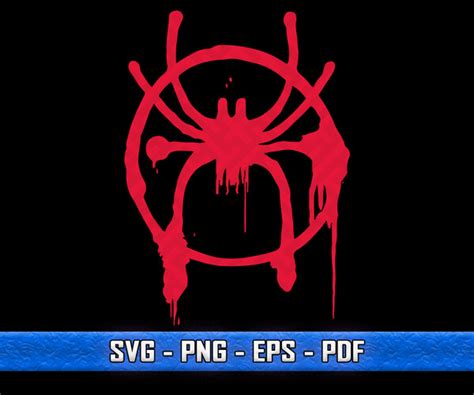 Artstation Miles Morales Logo Spider Man Svg Vector Png