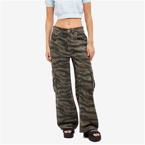 Alexander Wang Camo Bagged Out Combat Pocket Jeans Camo End