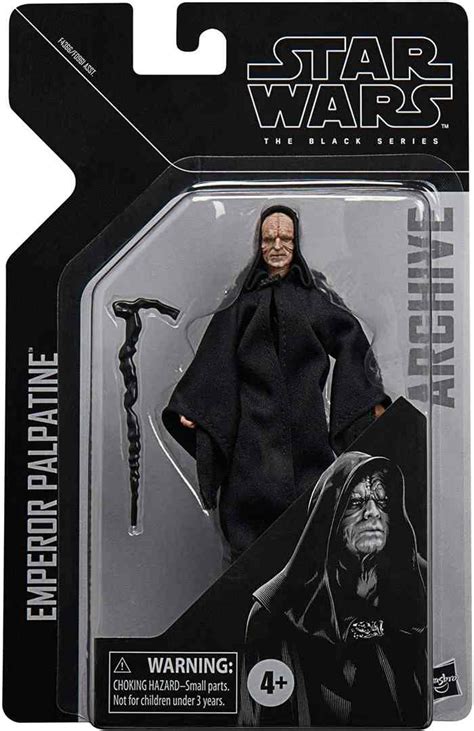 STAR WARS FIGURINE DE L EMPEREUR PALPATINE 15 CM THE BLACK SERIES