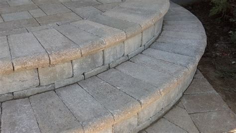 Tumbled Bullnose Steps | Life Time Pavers