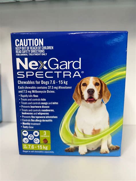 Nexgard Spectra 7.6-15kg (Green) – AVC