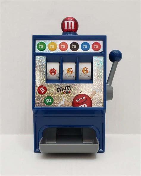 M&M Candy Dispenser Gumball Machine Classic Logo Original M&Ms – Candy Slots Affection