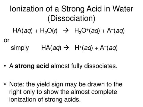 Ppt Ionization Constants Of Acids And Bases Strengths Of Acids And