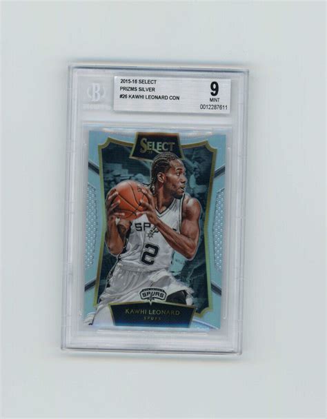 2015 16 Panini Select Concourse Silver Prizm 26 Kawhi Leonard For