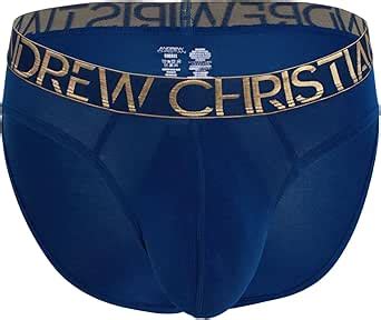 Amazon Andrew Christian Happy Modal Brief With ALMOST NAKED Navy Small Clothing Shoes