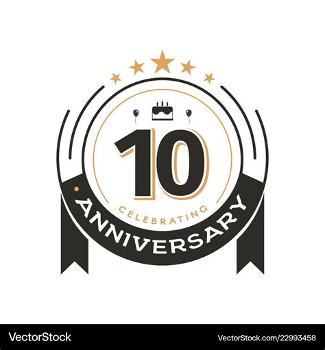 10 Year Anniversary Logo Ideas