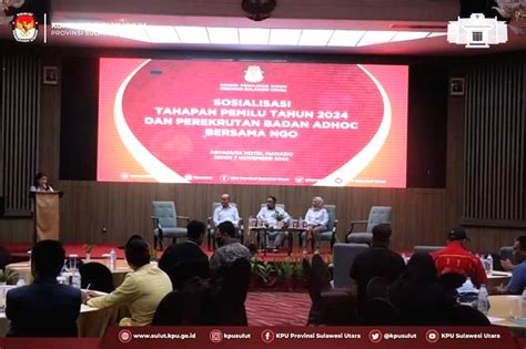 Kpu Sulut Sosialisasikan Pemilu 2024 Dan Perekrutan Badan Ad Hoc