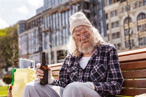 190 Homeless Man Drinking Alcohol From A Bottle Stock Photos Pictures