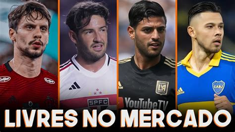 10 JOGADORES QUE ESTÃO LIVRES NO MERCADO E PODE REFORÇAR O SEU TIME