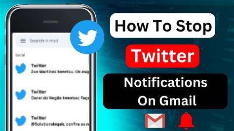 How To Stop Twitter Notifications On Gmail Update Turn Off