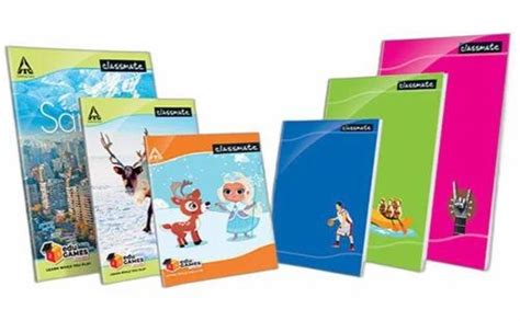 Laminated Paper Classmate Note Books Packaging Size Pack Of 6 Plain