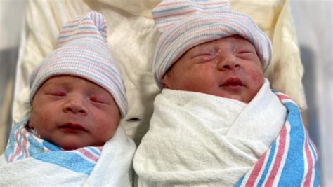 New Years Babies Twins Born At New Jersey Hospital One In 2023 The