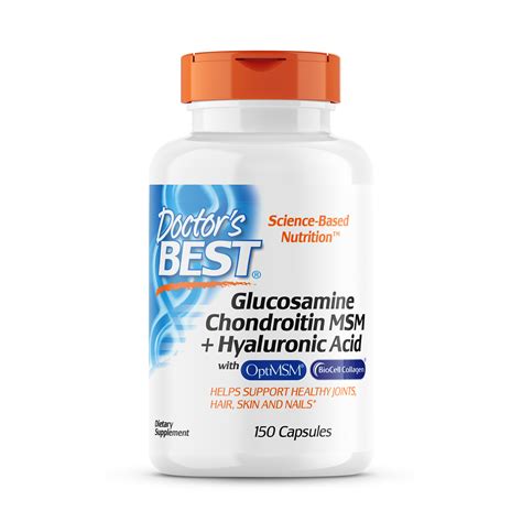 Doctor S Best Glucosamine Chondroitin Msm Hyaluronic Acid With