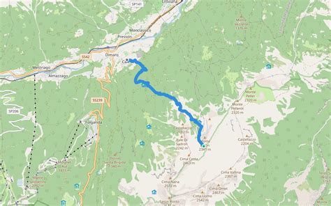 Path Of The Val Dei Cavai Walking And Running Trail Trentino Alto