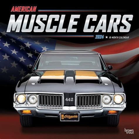 American Muscle Cars 2024 Square Foil Englische Bücher