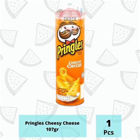 Jual Pringles Potato Crisps Cheesy Cheese G Shopee Indonesia