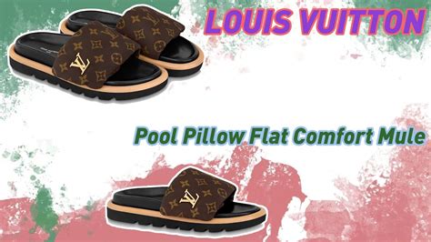 Louis Vuitton Pool Pillow Flat Comfort Mule Youtube