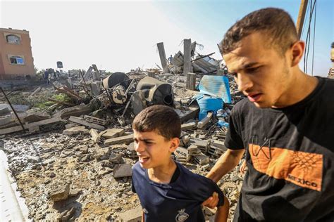 Palestinians In Besieged Gaza ‘we Are Not Leaving Our Homes No Safe Place In Gaza Middle