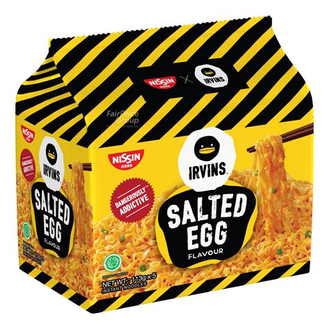 Nissin Irvins Packet Noodles Salted Egg Ntuc Fairprice