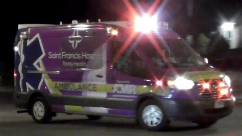 AMR Saint Francis Hospital Ambulance 934 Responding In Hartford CT