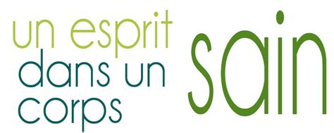 Un Esprit Sain Dans Un Corps Sain Amincissement Methode Laurand