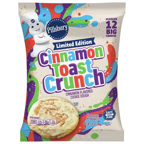 Save On Pillsbury Cinnamon Toast Crunch Cookie Dough 12 Ct Order Online Delivery Giant