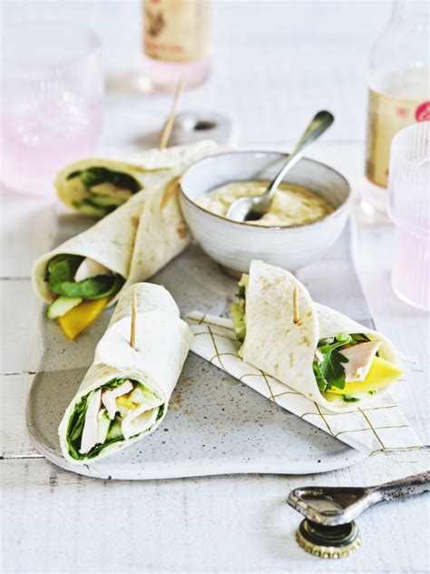 Lunchwrap Met Gerookte Kip En Mango Project Gezond