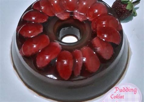 Resep Pudding Coklat Strawberry Oleh Puteriayu Cookpad