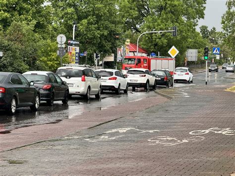 Pot Na Ulewa Nad Ko Em Na Pomoc Ruszyli Stra Acy Z Ca Ego Powiatu