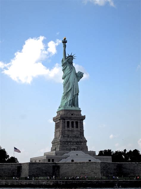 Images Gratuites Ciel Ville Manhattan Monument Statue Symbole