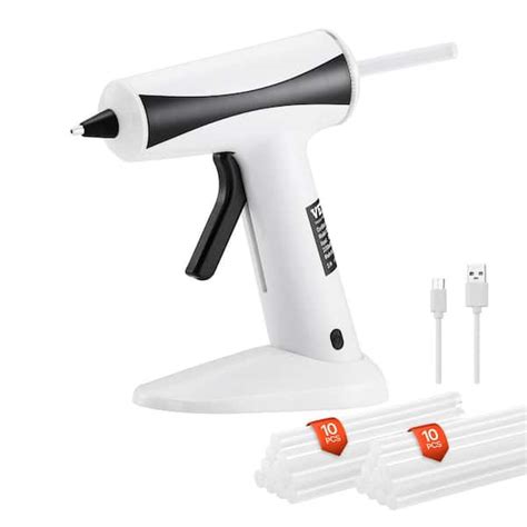 VEVOR Hot Glue Gun Rechargeable Cordless Glue Gun Mini Wireless Hot Glue Gun Kit With MAh