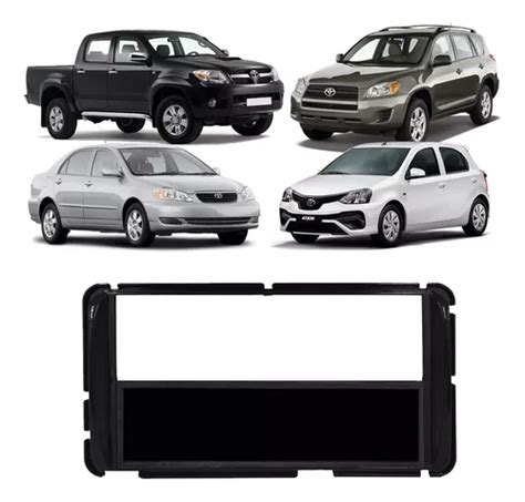 Moldura Painel 1 2 Din Corolla Etios Hilux Rav Som Dvd MercadoLivre