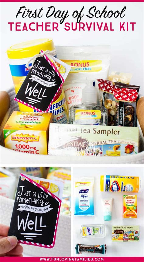 Teacher Survival Kit Simple Back To School Teacher T Idea Fun