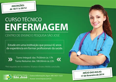 Técnico em Enfermagem vagas abertas Notícias Hospital São José