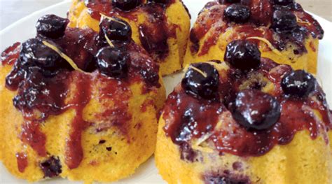 Mini Lemon Blueberry Bundt Cakes With Rustlin Rob S Blueberry