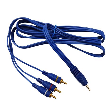 Rca Cable Mm Stereo To Rca Male M Blue Rca St Space