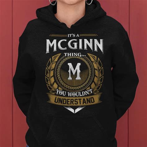 Its A Mcginn Thing You Wouldnt Understand Name Women Hoodie Seseable